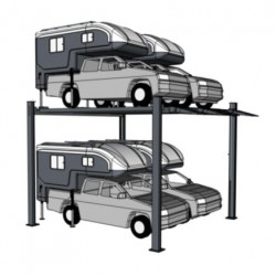 Aukštas keturių vietų dvigubas keltuvas parkingui INT-XLT 2+2-high